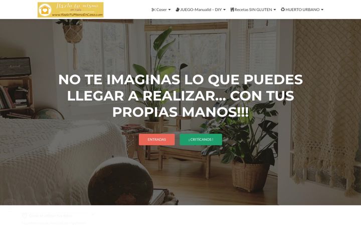 Screenshot of hazlotumismoencasa.com