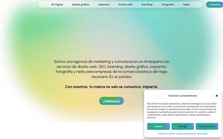 Screenshot of hazmarcacomunicacion.com
