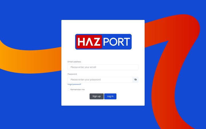 Screenshot of hazportal.co.uk