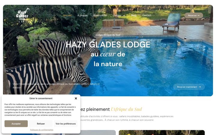 Screenshot of hazyglades-lodge.fr