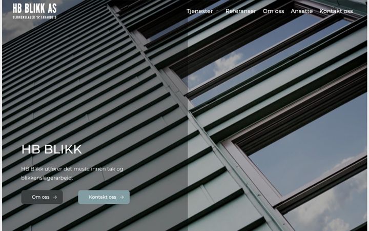Screenshot of hb-blikk.no