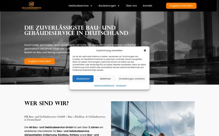 Screenshot of hb-cleaning.de