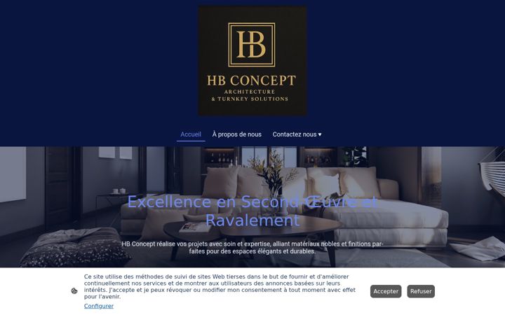 Screenshot of hb-concept.fr