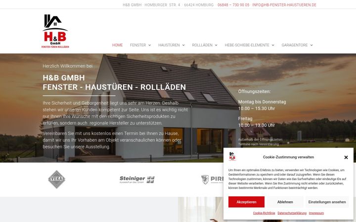 Snímek obrazovky hb-fenster-haustueren.de