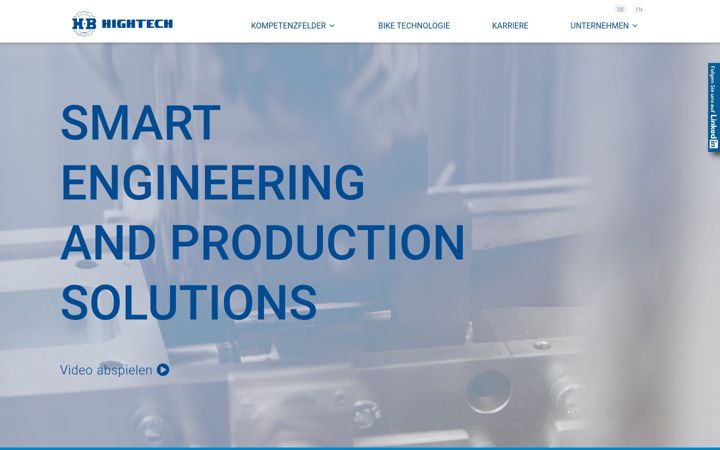 Screenshot of hb-hightech.de