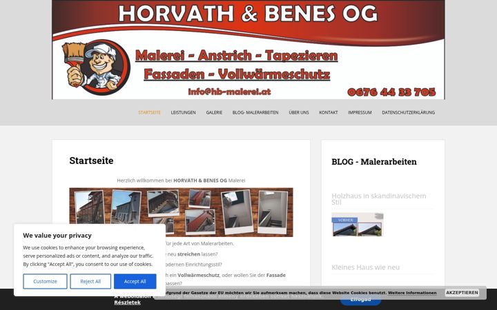 Screenshot of hb-malerei.at