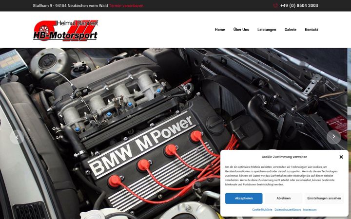 Snimka zaslona za hb-motorsport.de