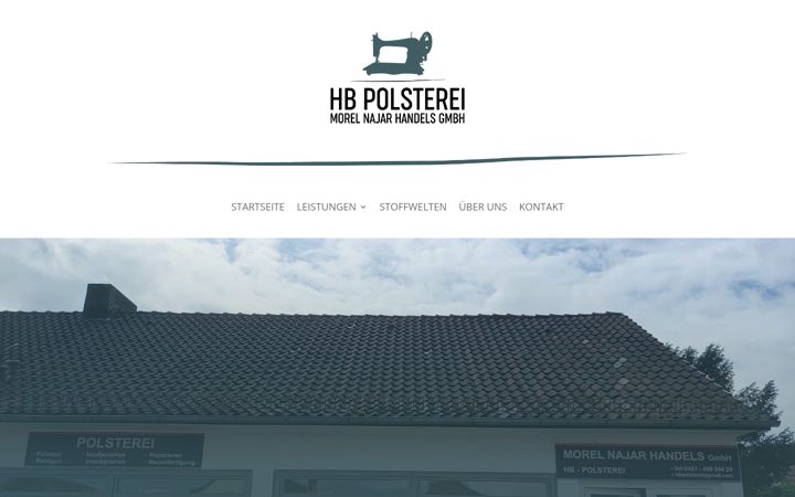 Snimka zaslona za hb-polsterei-gmbh.de
