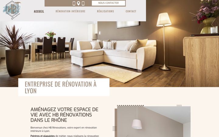 Screenshot of hb-renovations.fr