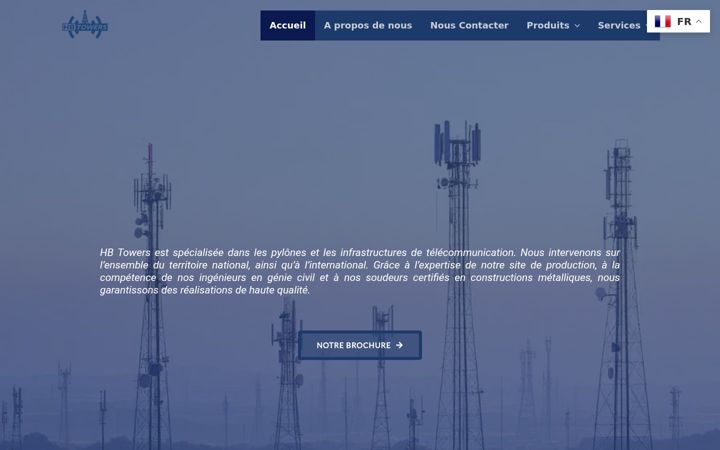 Screenshot of hb-towers.com