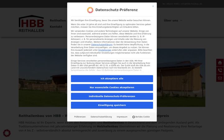 Screenshot of hbb-holzbau.de