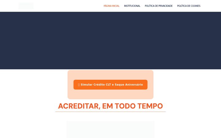 Screenshot of hbcemprestimos.com.br