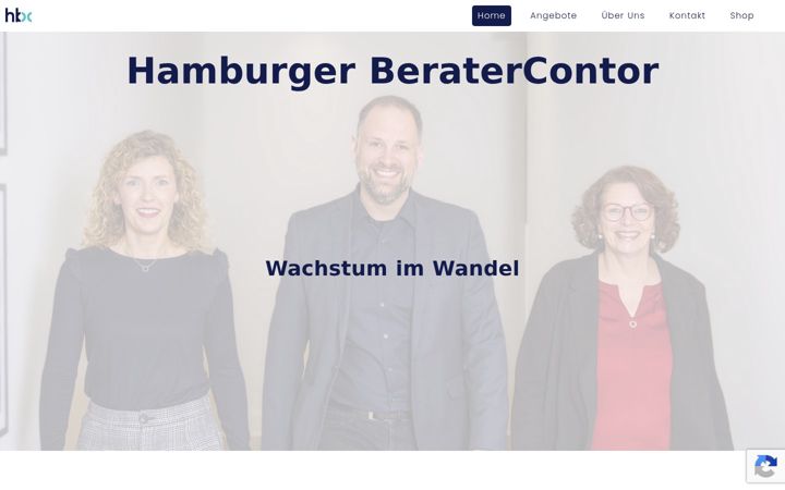 Screenshot of hbcontor.de
