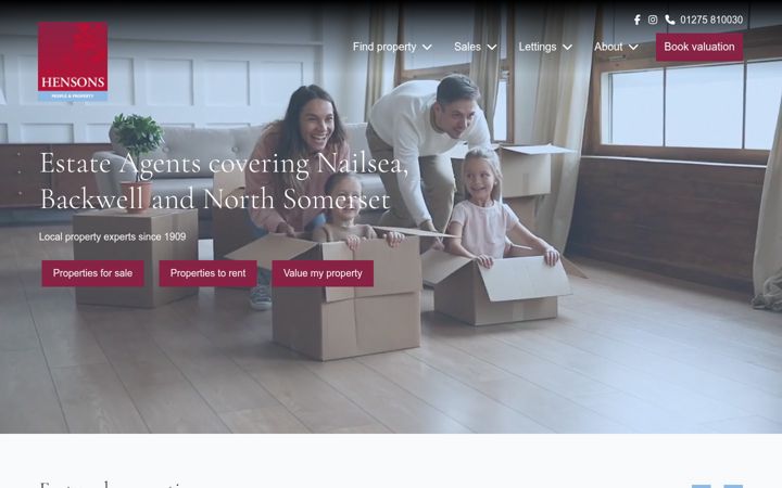Screenshot of hbe.co.uk