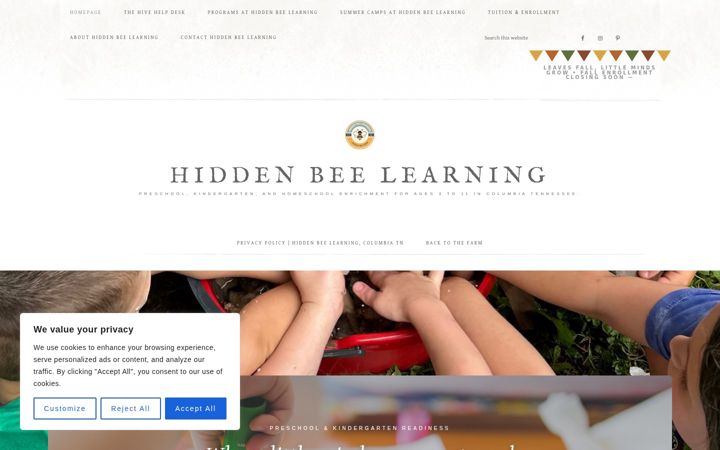 Screenshot of hbeelearning.com