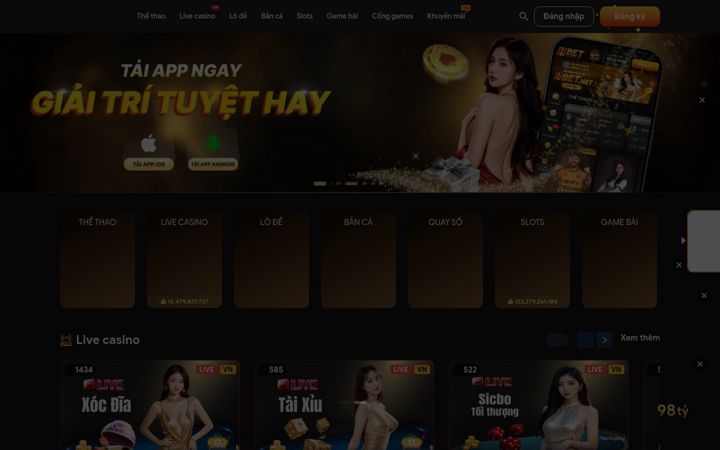 Screenshot of hbet.bz