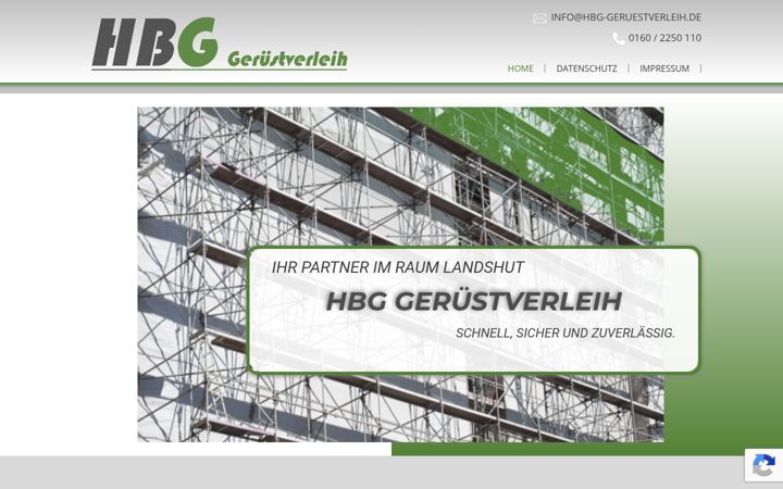 Screenshot ta' hbg-geruestverleih.de