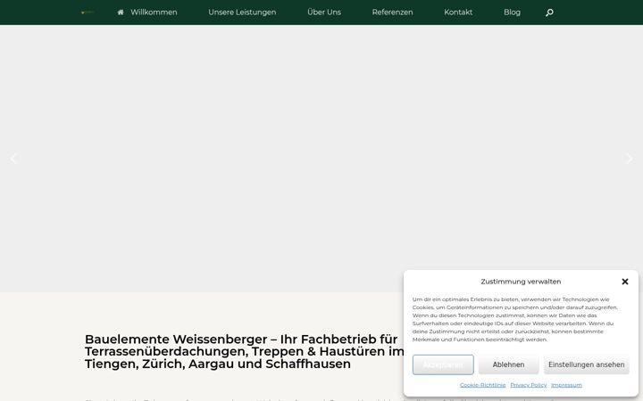 Screenshot of hbh-weissenberger.de