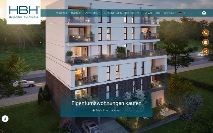 Képernyőkép: hbhimmobilien.de