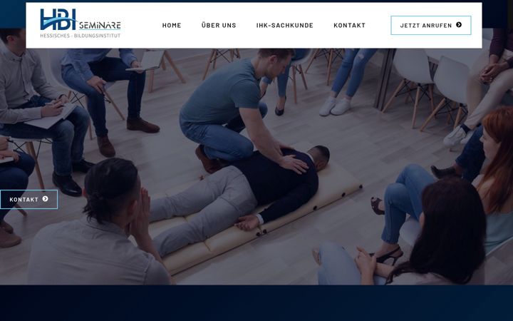 Screenshot of hbi-seminare.de