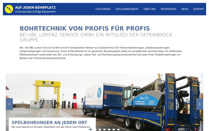 Screenshot of hbl-drilling.de
