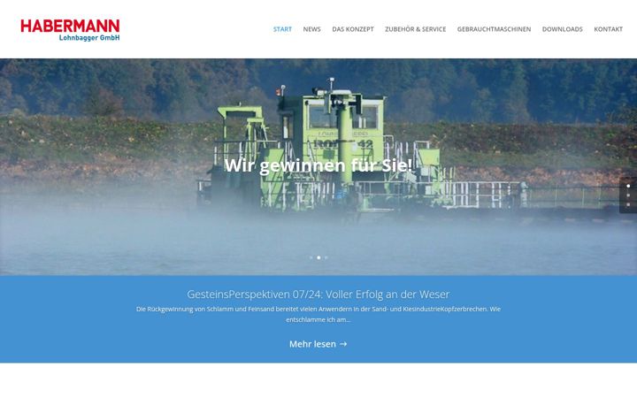 Screenshot of hbm-lohnbagger.de