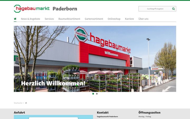 Screenshot of hbm-paderborn.de