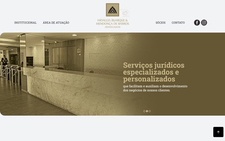 Screenshot of hbmb.com.br