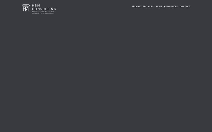 Screenshot van hbmconsulting.com