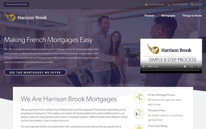 Screenshot of hbmortgages.fr