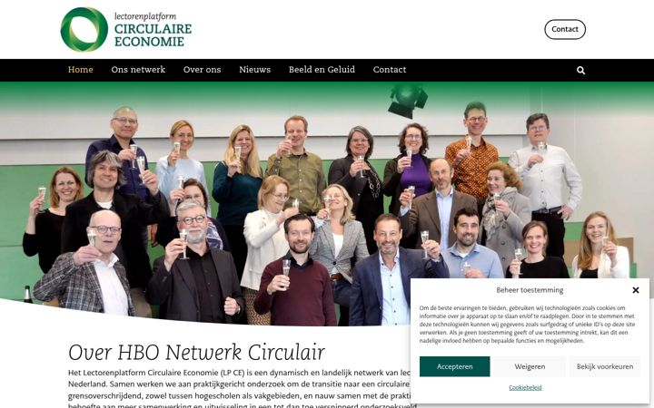 Screenshot von hbonetwerkcirculair.nl
