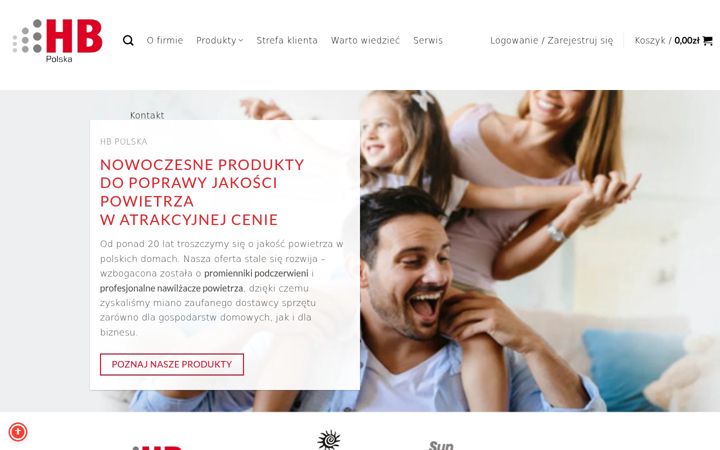 Screenshot of hbpolska.pl