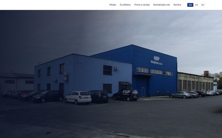 Screenshot of hbpstrojirna.cz