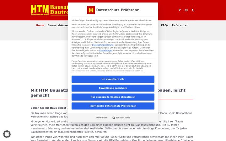 Screenshot of hbr.de