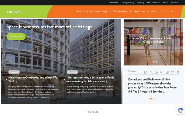 Screenshot of hbreavis.com