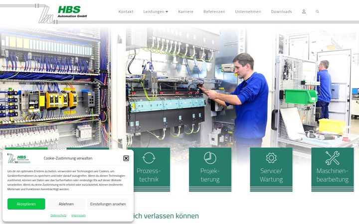 Képernyőkép: hbs-automation.de