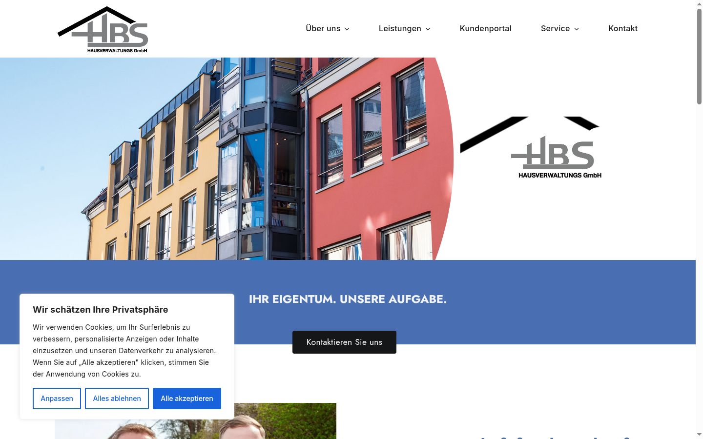 Screenshot tal-banner tal-kunsens muri qabel kwalunkwe interazzjoni