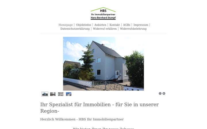 Screenshot of hbs-ihr-immobilienpartner.de