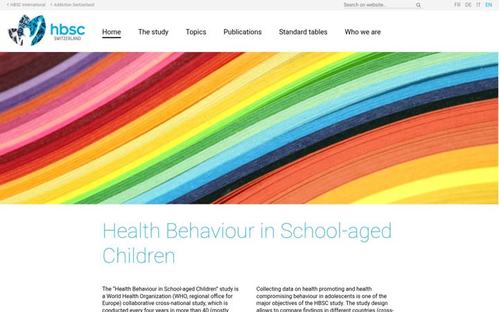 Screenshot of hbsc.ch
