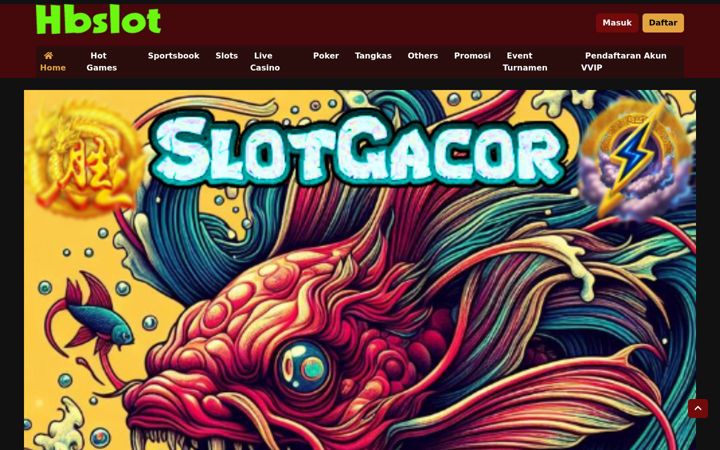 Screenshot of hbslot.net