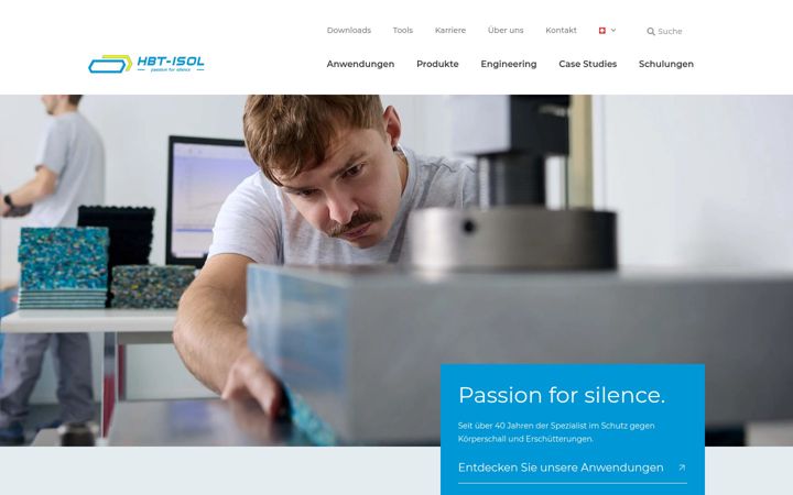 Screenshot of hbt-isol.com