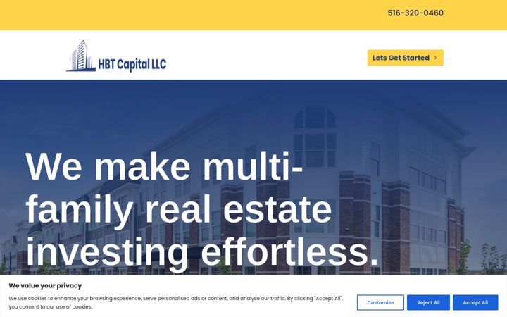 Screenshot of hbtcapital.net