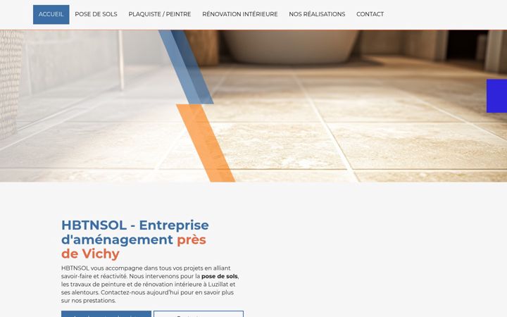 Screenshot of hbtnsol.fr