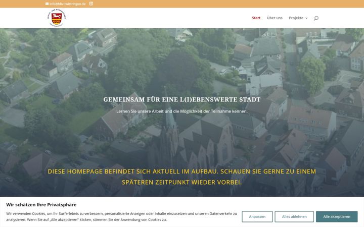 Screenshot of hbv-twistringen.de