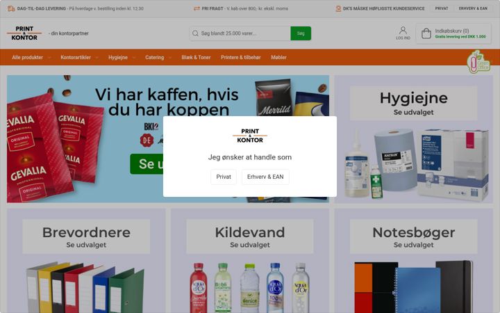 Screenshot of hbvest.dk
