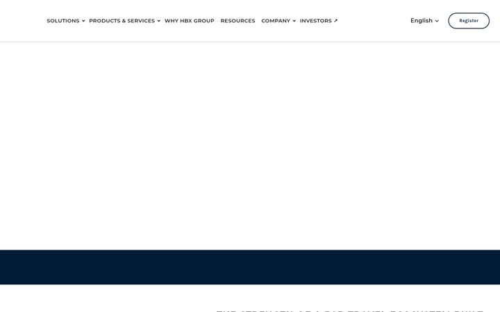Screenshot of hbxgroup.com