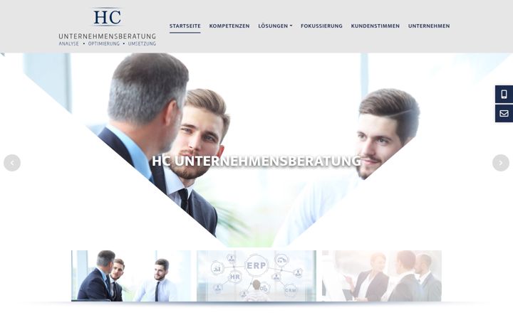 Screenshot of hc-unternehmensberatung.de