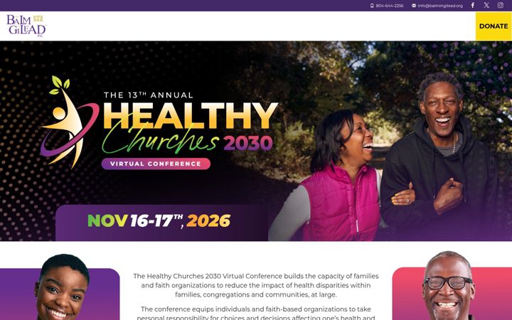 Screenshot of hc2030.org