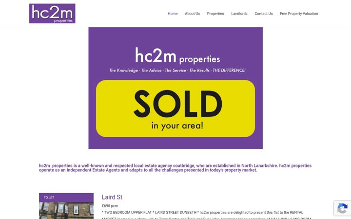 Screenshot of hc2m.com