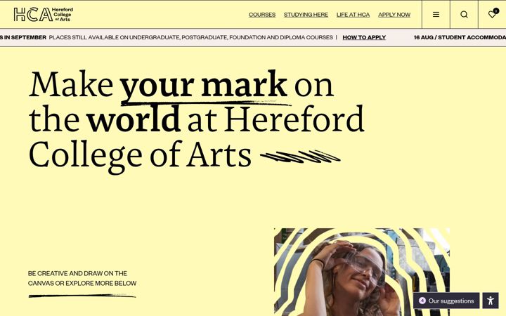 Screenshot of hca.ac.uk